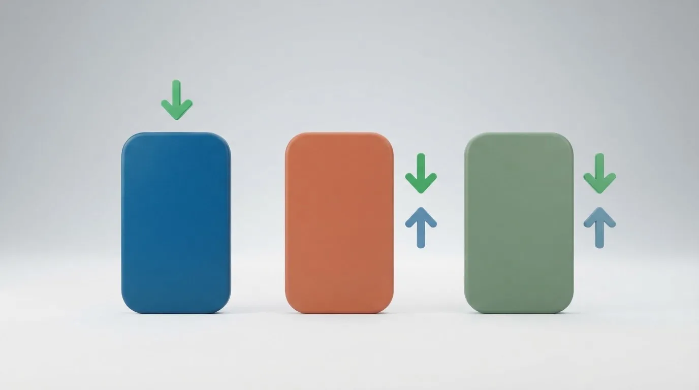 Drie betaalopties — iDEAL, Trustly en PayPal — visueel naast elkaar met pijlen voor storten (groen) en uitbetalen (blauw) waar van toepassing
