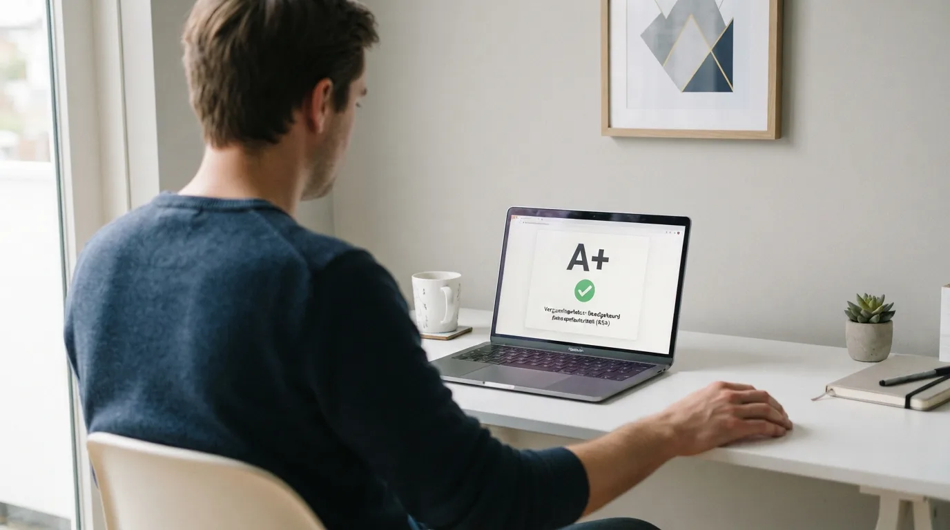 Het logo van de Kansspelcommissie naast een document met de vermelding A+-vergunning