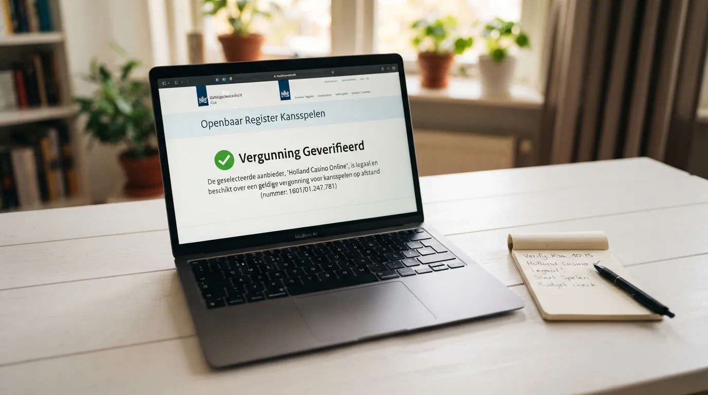 Een Ksa-keurmerk of vergunningsdocument naast een Nederlands paspoort of ID-kaart